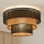 Brilagi - Taklampa DAKOTA LUNETA 1xE27/15W/230V diameter 45 cm svart/beige