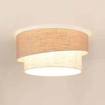 Brilagi - Taklampa DOVER SHINE 1xE27/15W/230V diameter 50 cm grå/grädde