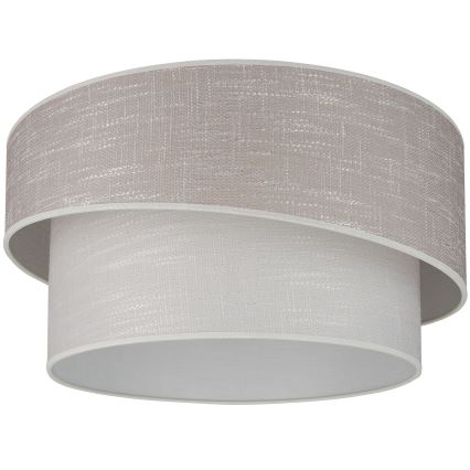 Brilagi - Taklampa DOVER SHINE 1xE27/15W/230V diameter 50 cm grå/grädde