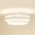 Brilagi - Taklampa DOVER SPACE LED/12W/230V diameter 50 cm 3000K/4000K/6400K grå/grädde
