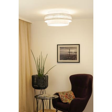 Brilagi - Taklampa DOVER SPACE LED/12W/230V diameter 50 cm 3000K/4000K/6400K grå/grädde