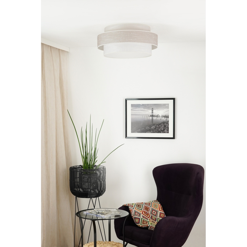 Brilagi - Taklampa DOVER SPACE LED/12W/230V diameter 50 cm 3000K/4000K/6400K grå/grädde