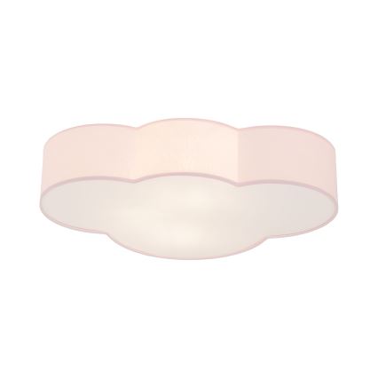 Brilagi - Taklampa för barn NIMBUS 4xE27/15W/230V rosa