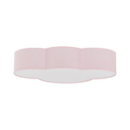 Brilagi - Taklampa för barn NIMBUS 4xE27/15W/230V rosa