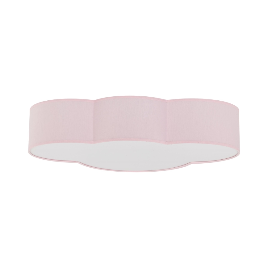 Brilagi - Taklampa för barn NIMBUS 4xE27/15W/230V rosa