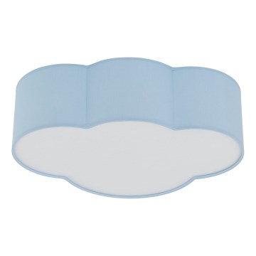 Brilagi - Taklampa för barn NIMBUS MINI 2xE27/15W/230V 31x43 cm blå