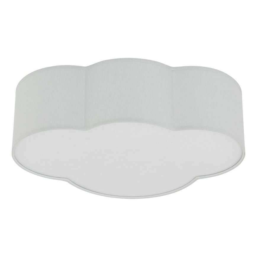 Brilagi - Taklampa för barn NIMBUS MINI 2xE27/15W/230V 31x43 cm grå