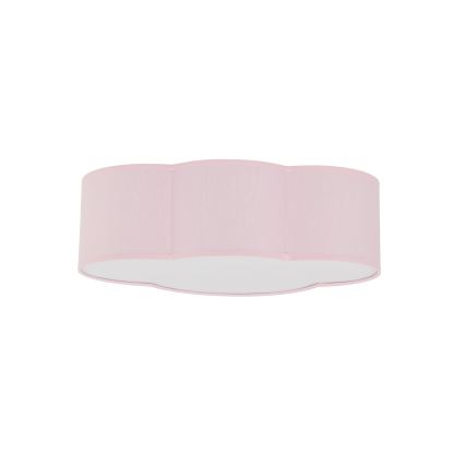 Brilagi - Taklampa för barn NIMBUS MINI 2xE27/15W/230V 31x43 cm rosa