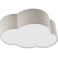 Brilagi - Taklampa för barnrum NIMBUS LINEN 2xE27/15W/230V beige