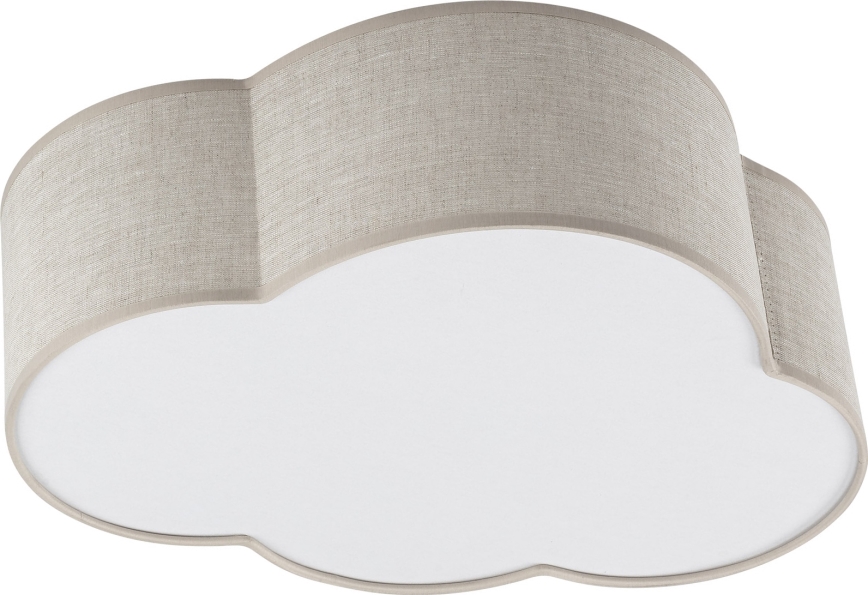 Brilagi - Taklampa för barnrum NIMBUS LINEN 2xE27/15W/230V beige