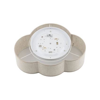 Brilagi - Taklampa för barnrum NIMBUS LINEN 2xE27/15W/230V beige