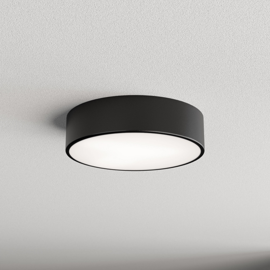 Brilagi - Taklampa med sensor CLARE 2xE27/24W/230V diameter 30 cm svart
