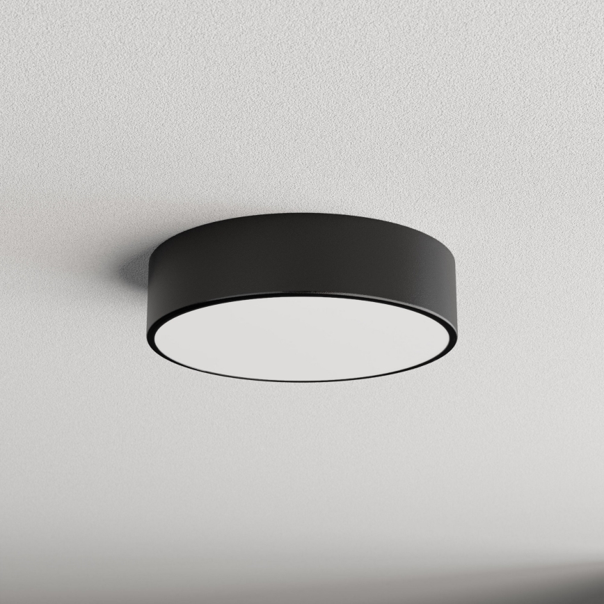 Brilagi - Taklampa med sensor CLARE 2xE27/24W/230V diameter 30 cm svart