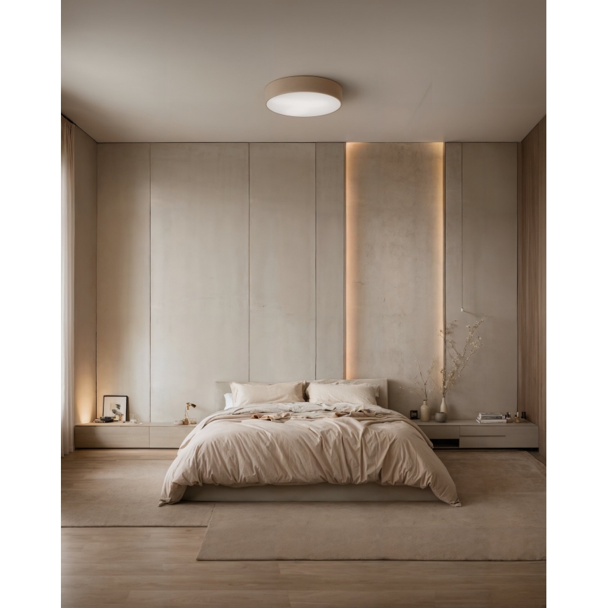 Brilagi - Taklampa med sensor CLARE 3xE27/24W/230V diameter 40 cm beige