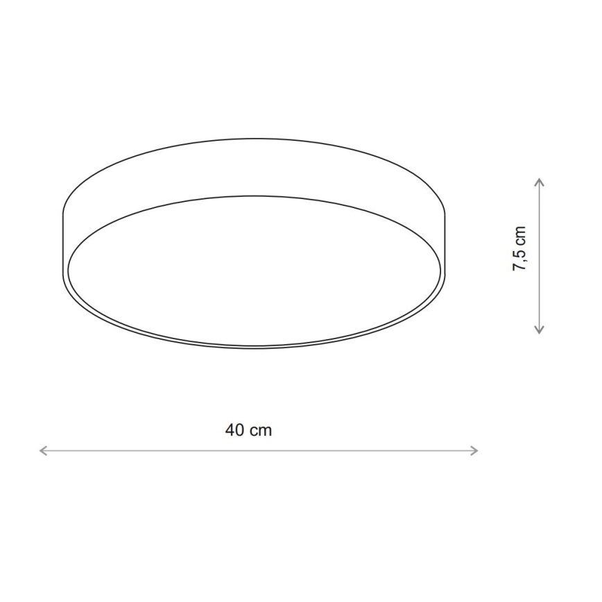Brilagi - Taklampa med sensor CLARE 3xE27/24W/230V diameter 40 cm beige