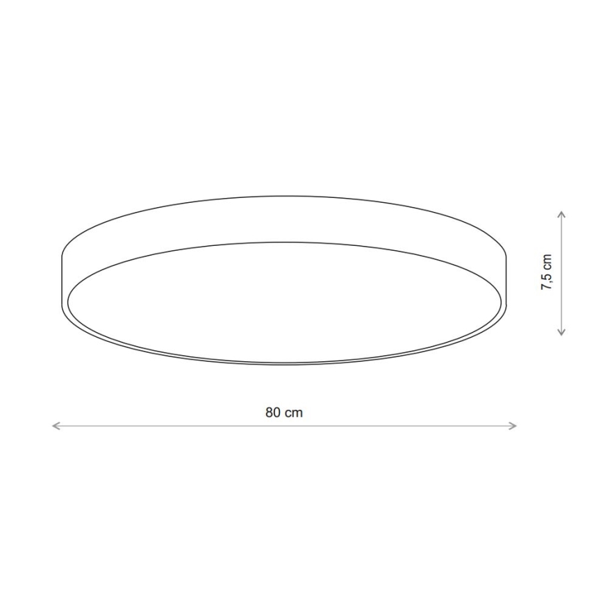Brilagi - Taklampa med sensor CLARE 6xE27/24W/230V diameter 80 cm beige