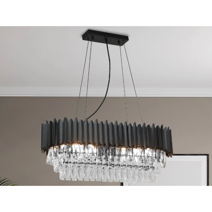 Brilagi - Taklampa med vajer CARLOS 10xE14/40W/230V