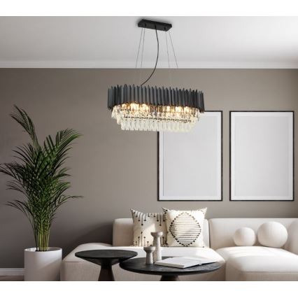 Brilagi - Taklampa med vajer CARLOS 10xE14/40W/230V
