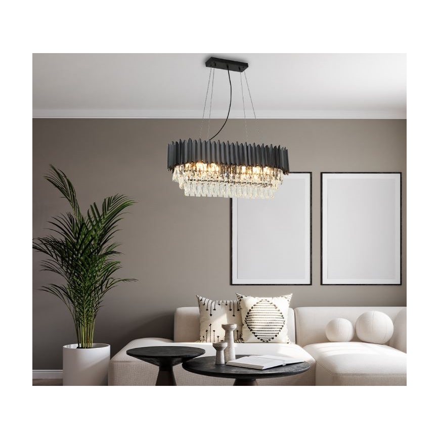 Brilagi - Taklampa med vajer CARLOS 10xE14/40W/230V
