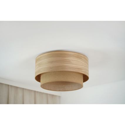 Brilagi - Taklampa MONTANA BOHO 1xE27/15W/230V diameter 45 cm brun