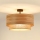 Brilagi - Taklampa MONTANA BOHO 1xE27/15W/230V Ø 45 cm brun