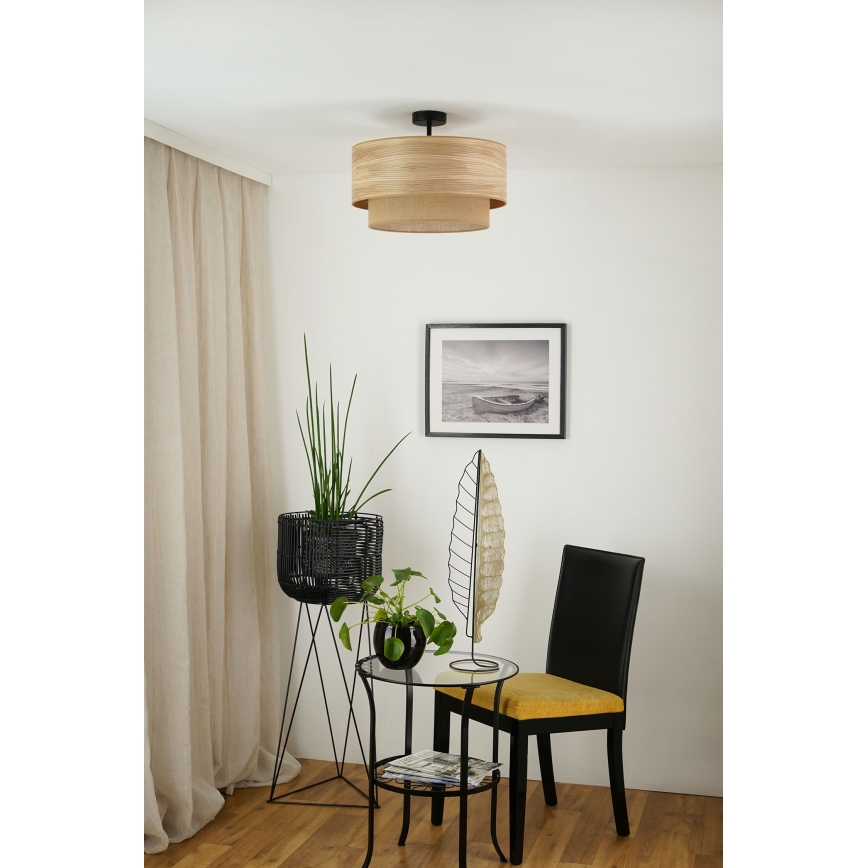 Brilagi - Taklampa MONTANA BOHO 1xE27/15W/230V Ø 45 cm brun