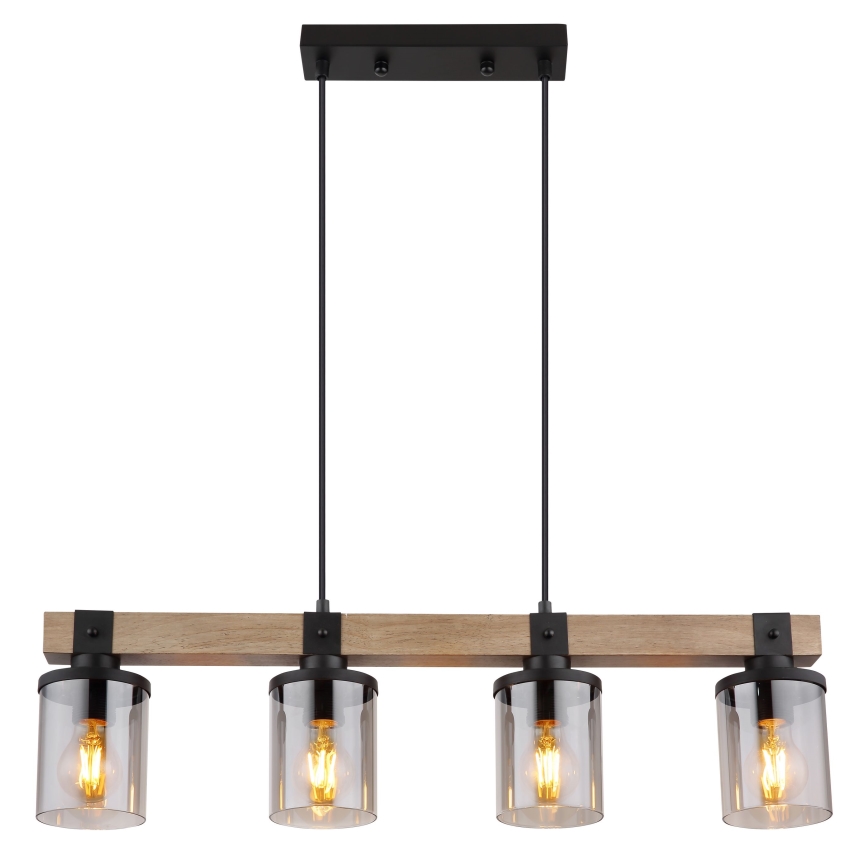 Brilagi - Taklampa på vajer VISTA 4xE27/60W/230V ek