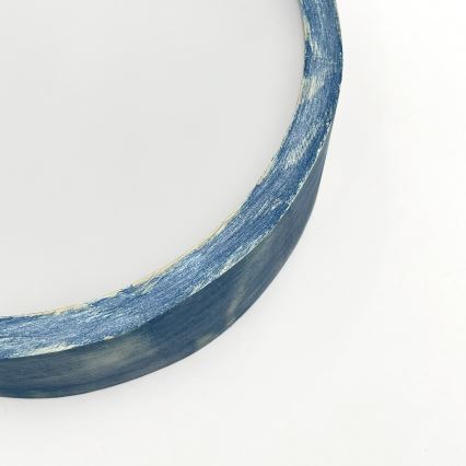 Brilagi - Taklampa PINO 1xE27/15W/230V furu/blå Ø 27,5 cm