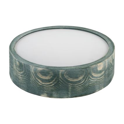 Brilagi - Taklampa PINO 1xE27/15W/230V furu/grön, Ø 27,5 cm