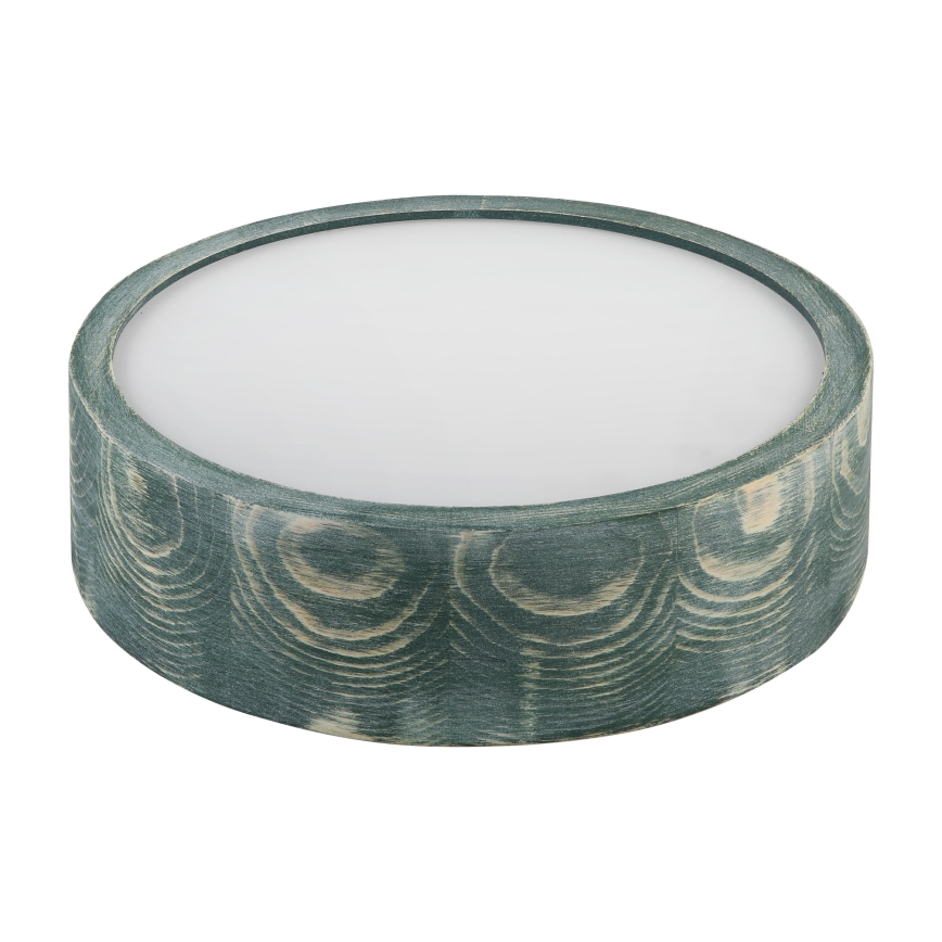 Brilagi - Taklampa PINO 1xE27/15W/230V furu/grön, Ø 27,5 cm