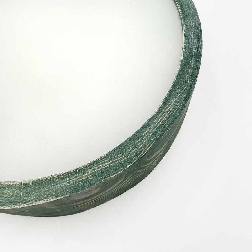 Brilagi - Taklampa PINO 1xE27/15W/230V furu/grön, Ø 27,5 cm