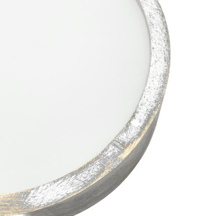 Brilagi - Taklampa PINO 1xE27/15W/230V furu/silverfärgad Ø 27,5 cm