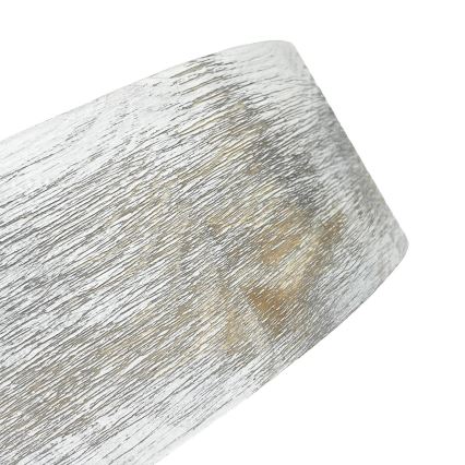 Brilagi - Taklampa PINO 1xE27/15W/230V furu/silverfärgad Ø 27,5 cm