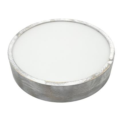 Brilagi - Taklampa PINO 2xE27/15W/230V furu/silver Ø 37,5 cm
