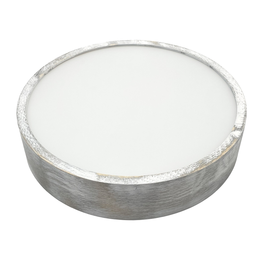 Brilagi - Taklampa PINO 2xE27/15W/230V furu/silver Ø 37,5 cm