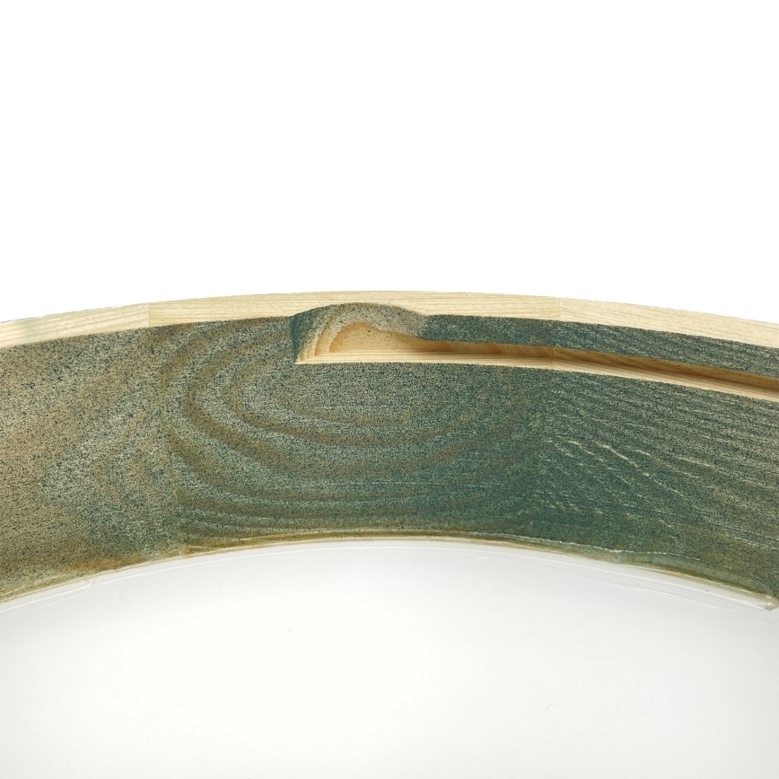 Brilagi - Taklampa PINO 3xE27/15W/230V furu/grön Ø 47,5 cm