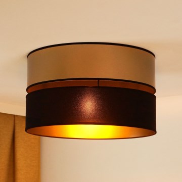 Brilagi - Taklampa ROYAL 1xE27/15W/230V diameter 40 cm svart/guld