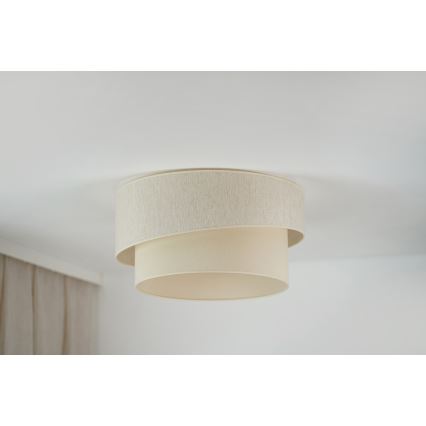 Brilagi - Taklampa SHINE 1xE27/15W/230V diameter 50 cm grädde