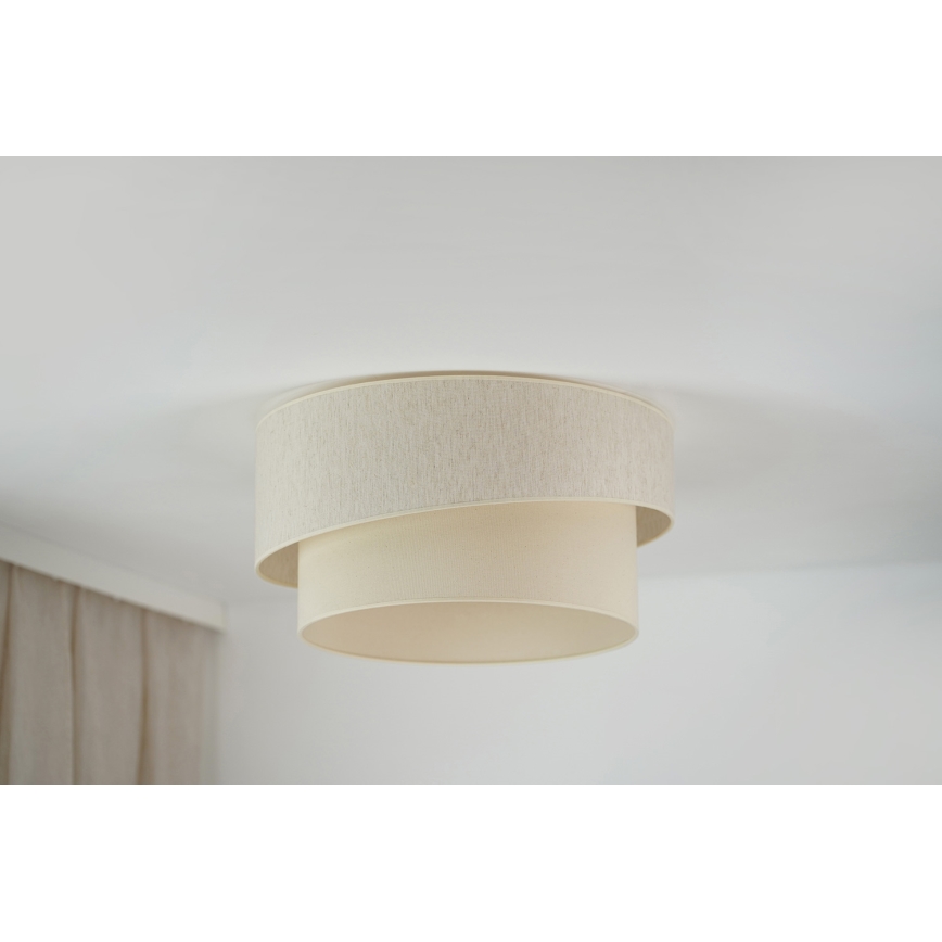 Brilagi - Taklampa SHINE 1xE27/15W/230V diameter 50 cm grädde