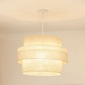 Brilagi - Taklampa SPACE YUTE 1xE27/15W/230V Ø 50 cm krämvit/vit