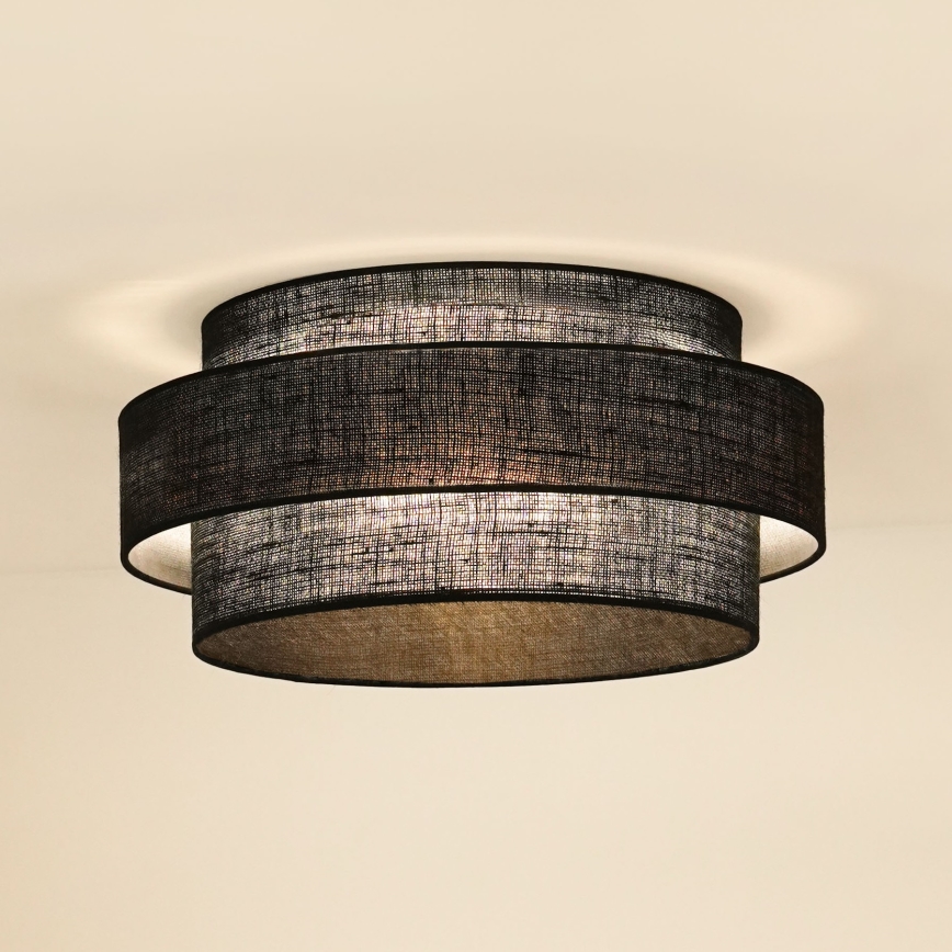 Brilagi - Taklampa SPACE YUTE LED/12W/230V diameter 50 cm 3000K/4000K/6400K svart