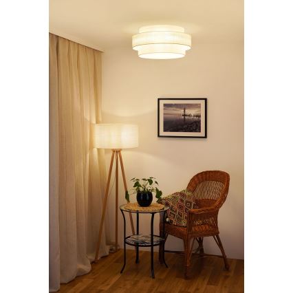 Brilagi - Taklampa SPACE YUTE LED/12W/230V diameter 50 cm 3000K/4000K/6400K grädde