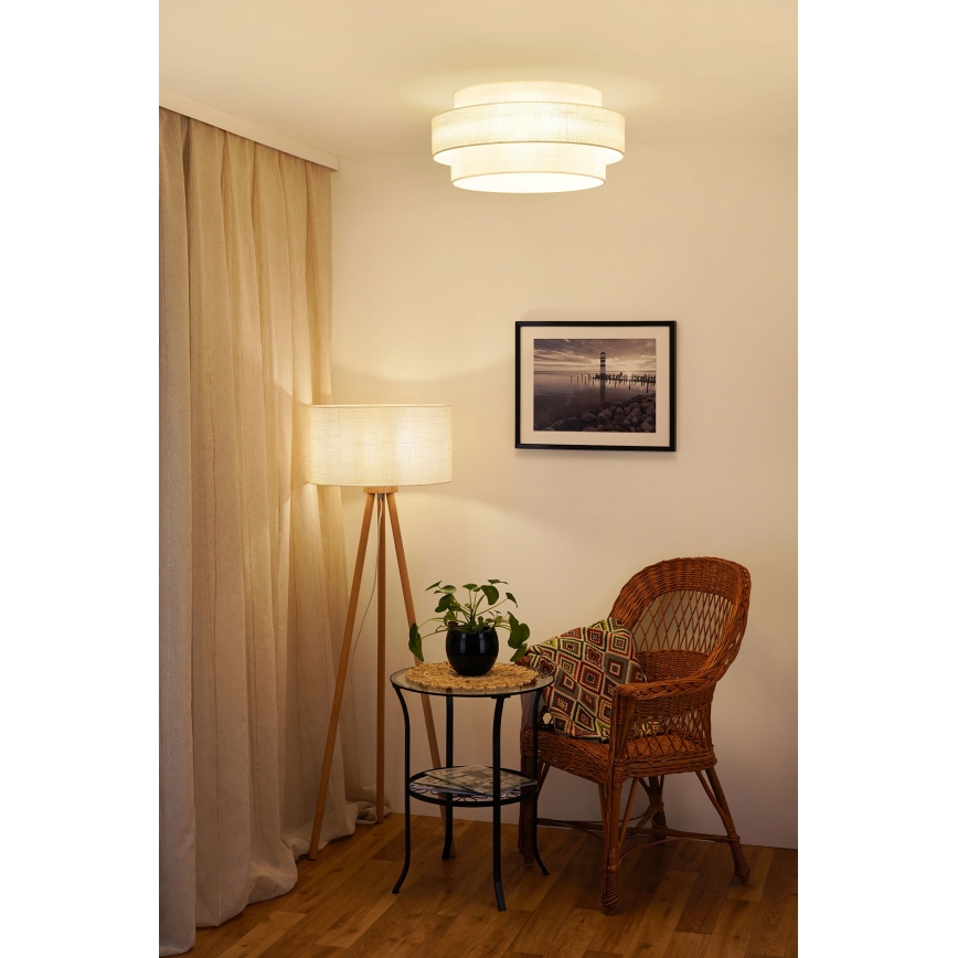 Brilagi - Taklampa SPACE YUTE LED/12W/230V diameter 50 cm 3000K/4000K/6400K grädde