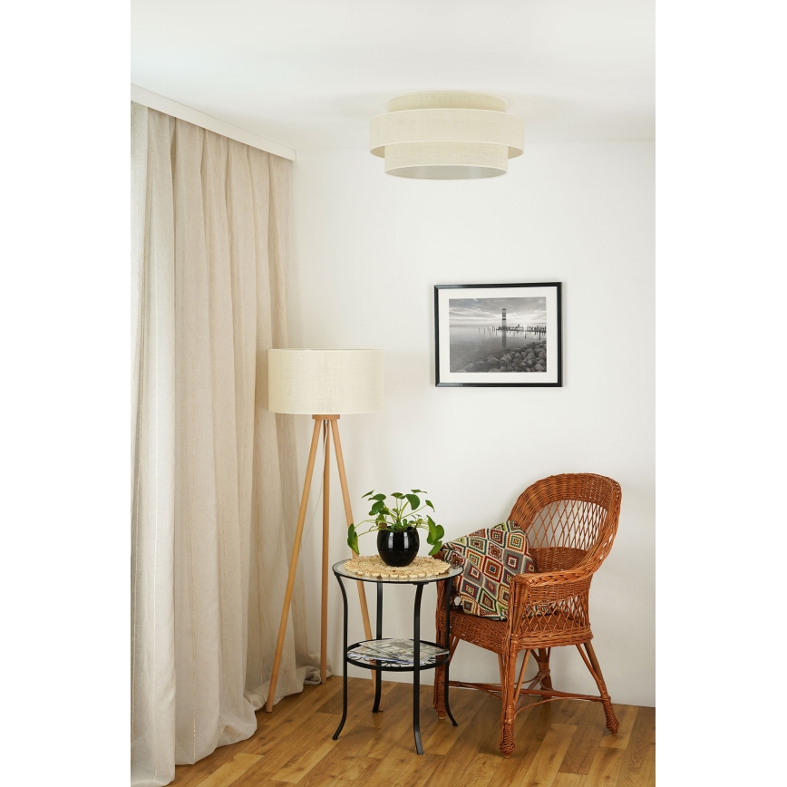 Brilagi - Taklampa SPACE YUTE LED/12W/230V diameter 50 cm 3000K/4000K/6400K grädde
