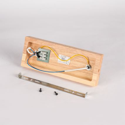 Brilagi - Takspot HYGGE 2xE14/15W/230V gummiträ/rökfärgad