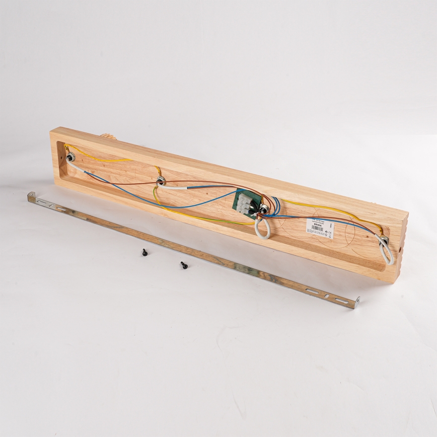 Brilagi - Takspot HYGGE 4xE14/15W/230V gummiträ/rökfärgad