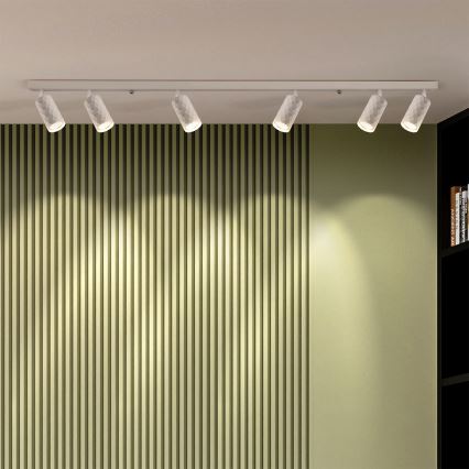 Brilagi - Takspot SELE DIAMANT 6xGU10/30W/230V vit