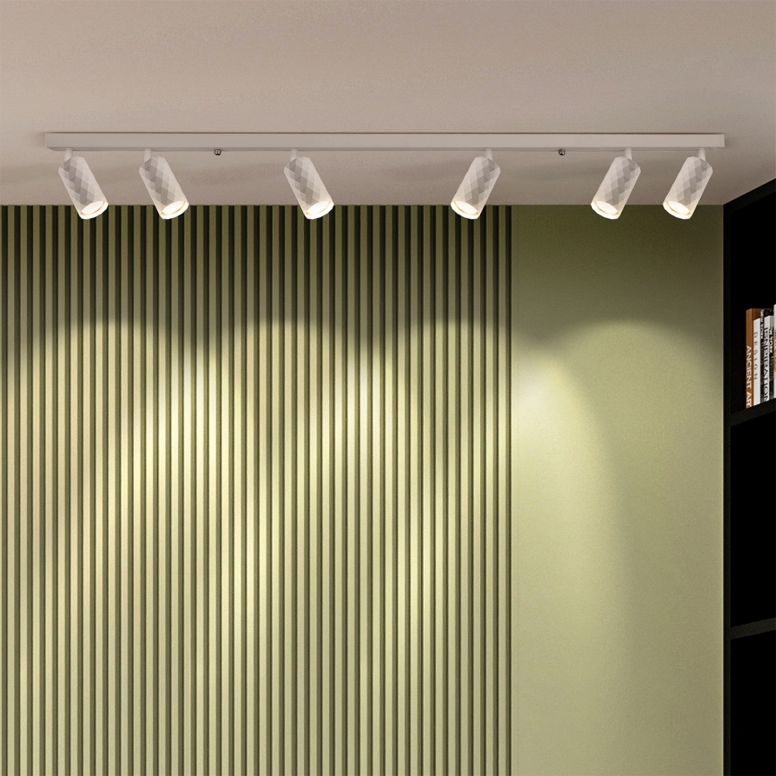 Brilagi - Takspot SELE DIAMANT 6xGU10/30W/230V vit