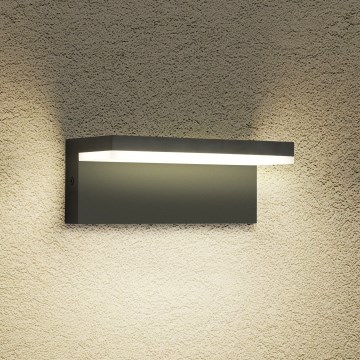 Brilagi - TESSI LED utomhusvägglampa 10W/230V svart IP54