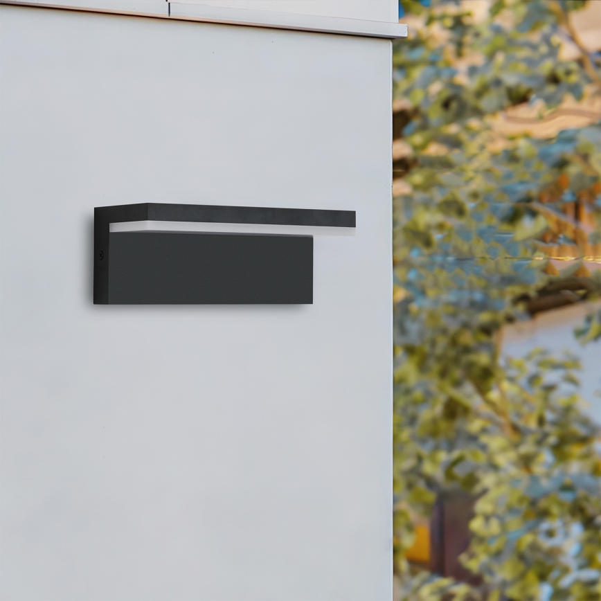 Brilagi - TESSI LED utomhusvägglampa 10W/230V svart IP54
